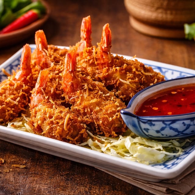 Fried Coconut Shrimp.