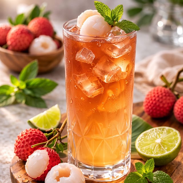 Lychee Iced Tea.